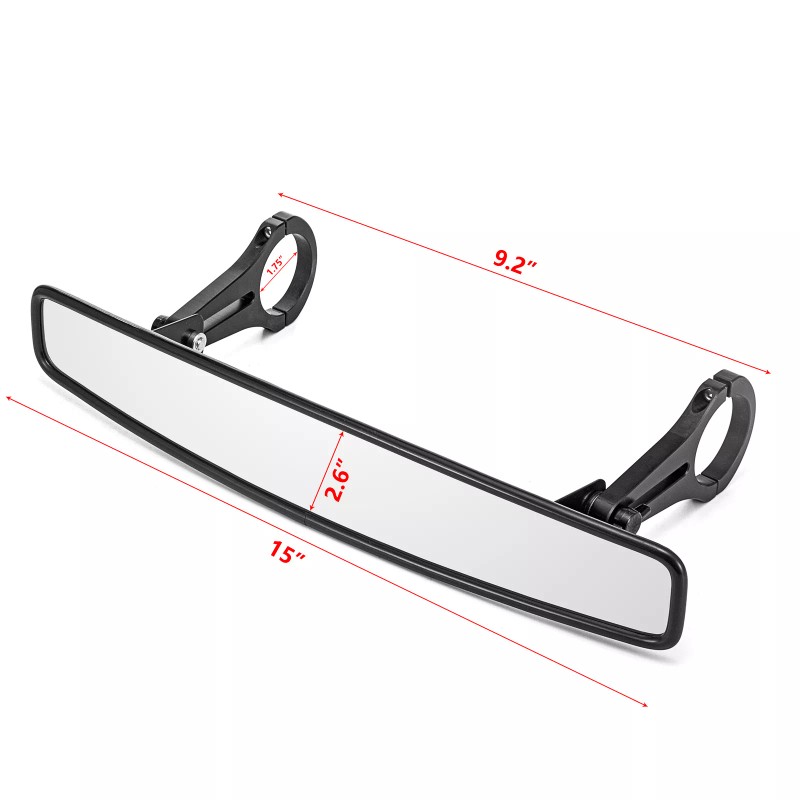 SI Rear Side+Center Mirrors Set For John Deere Gator HPX