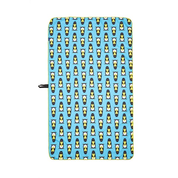 Bibu Antimicrobial Microfibre Towel with 20% Recycled Plastic Bottles, Blue,