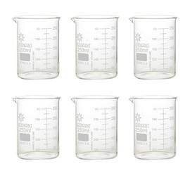 Sciencent Glass Beaker Sets (250mlX6)
