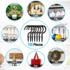 Vokmon 120 Pcs Screw Hooks, Galvanized Metal Screw in Hooks