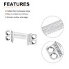 DTGN 43mm Saw Tooth Picture Hangers 4-Hole with Screws 50