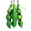 Stress-Relief Keychain Pea Squeeze Toy Keychain Pea GD02666 100ea