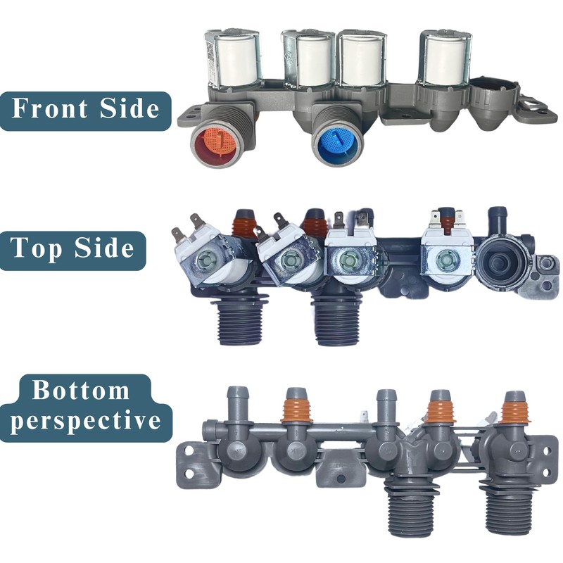 AJU75152602 washer inlet water valve, OEM washing machine valve Assembly