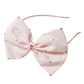 Chic Crystals Sarah Bow Headband (Pink)