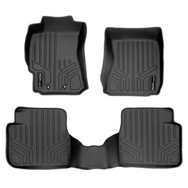 SMARTLINER Custom Fit Floor Mats 2 Row Liner Set for 2009-2013 Subaru Forester