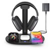 Headphone Stand with 15w Wireless Charger, Suguder 4 in 1