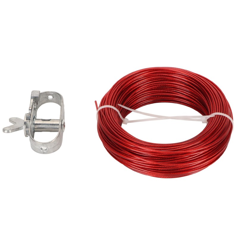 Depisuta 150ft Pool Cover Cable and Winch Kit, Pool Cover