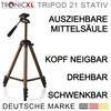 TronicXL 360° Tripod 21 Camera Tripod DSLR Aluminium 130 cm