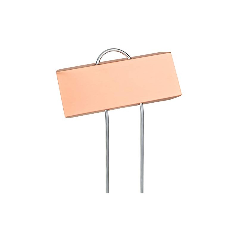 GardenMate 25-Pack Weatherproof Large Copper Metal Plant Labels, Height 11.5",