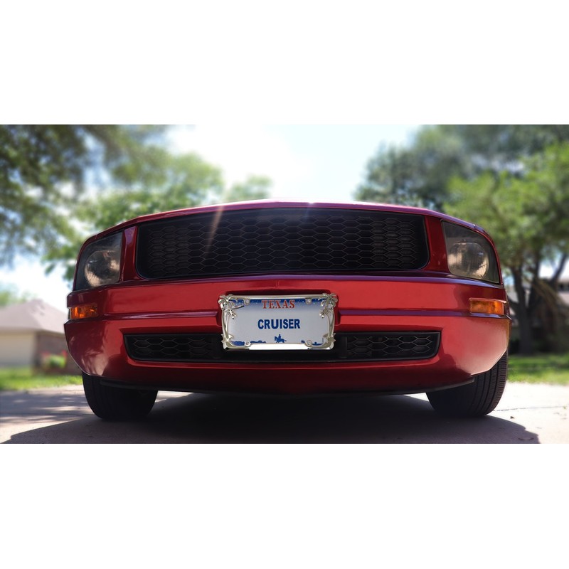 Cruiser Accessories 19003 Palm Tree License Plate Frame, Chrome