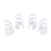 Guitar Finger Thumb Pick Protector,4Pcs Plastic DIY Finger Picks Protector