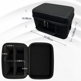 XLHVTERLI Graded Card Case Storage Box Fits for 25 Graded Sports Trading Cards, Slab Card Holder Organizer for FGS, CSG, BGS, PSA, Sports, Football card with Removable Thick Foam Slots (Bag Only)