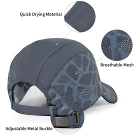 Running Hat Outdoor Sun Protection Hat Mesh Quick Dry Hat Thin Cool Baseball Cap for Women and Men