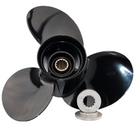 AQUAMAN Boat Outboard Propeller 10 1/2x13 for Mercury Engine 25/30/35/40/45/50/55/60/70HP,13 Spline Tooth RH ALUMINUM