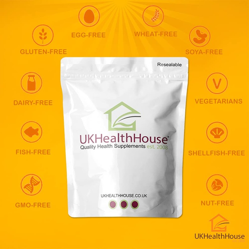 UKHealthHouse Vitamin D3 2500IU Tablets High Strength Immune and Bone