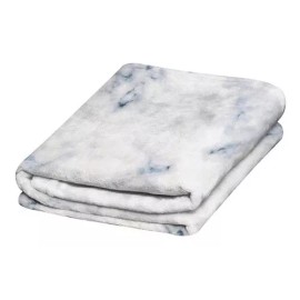 Tesso Frazada Ligera Glam Marmol Auto Sala O  Recamara Suavecita