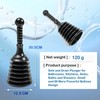 Sink and Drain Plunger for Bathrooms, Kitchens, Sinks, Baths and