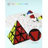 Roxenda Zauberwürfel Set, Original Speed Cube Set mit 2x2 3x3