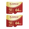 ORICO 64GB(2 Pack) microSDXC UHS-I Memory Card, 100MB/s, 4K UHD