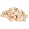 100 Pieces Unfinished Wooden Cubes 1cm Small Wooden Blocks Unfinished