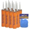 MasterSeal NP1 Aluminum Gray 10.1oz Polyurethane Sealant- Pack of 12