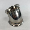 Unbranded 3.5" to 3.5" V-Band 45 Degree Elbow Adapter (3.5"