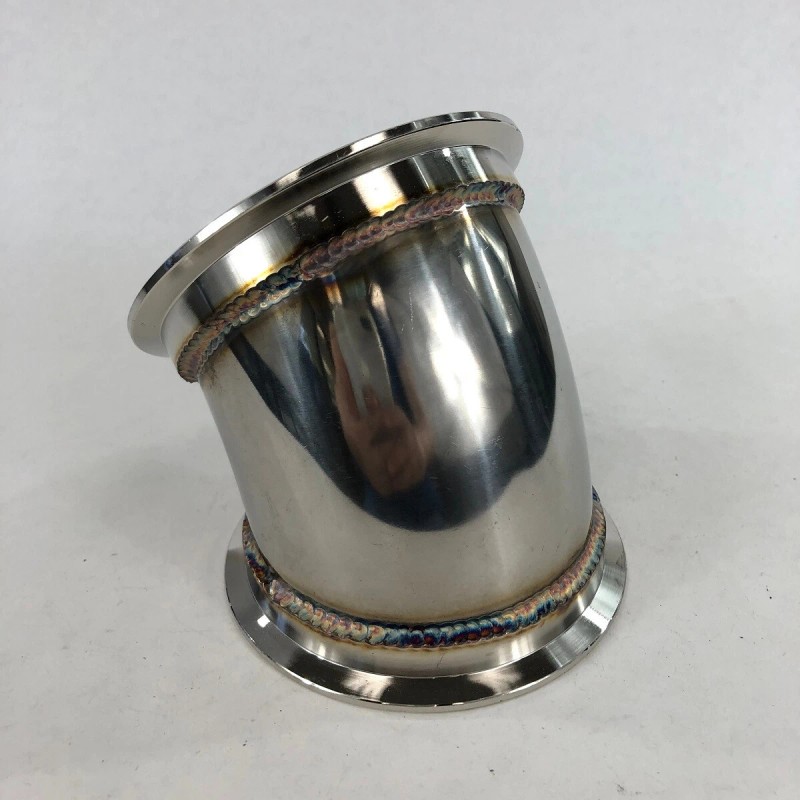 Unbranded 3.5" to 3.5" V-Band 45 Degree Elbow Adapter (3.5"
