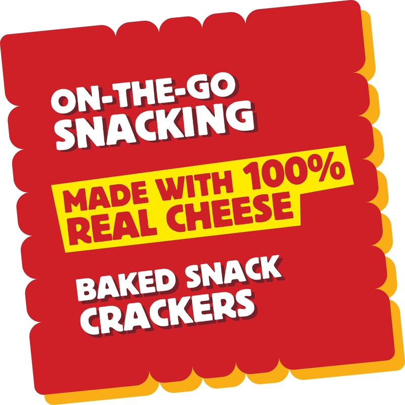 Cheez-It Cheese Crackers, Baked Snack Crackers, Single Serve, Extra Toasty