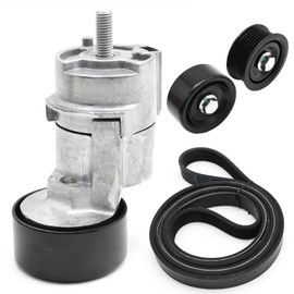 Vkinman 252122G760 Belt Tensioner and Idler Pulley V-Belt Kit Replacement for HYUNDAI SONATA 2011-2014, Replacement for TUCSON 2.0L 2011-2014