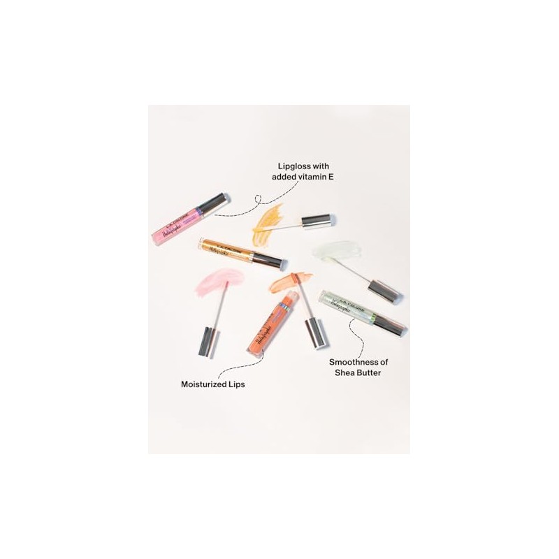 LA Colors Brillo de labios iridiscente holográfico, 0.14 onzas -