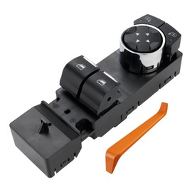 WMPHE Window Switch Compatible with Ford Mustang 2015 2016 2017 2018 2019 2020 2021 2022 2023, Driver Left Side Power Master Window Switch 11 Pins, Replacement for SW7677