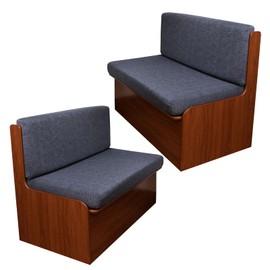 CRFATOP 2 Sets RV Dinette Cushion Covers Printed Camper Cushion Slipcover Stretch 2 Seat Sofa Chair Cover Furniture Protector for RV Camper Car Bench 2 Backrest Covers & 2 Bench Covers,03