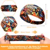 WILLBOND 9 Pieces African Headbands Stretchy Boho Print Hairband Yoga