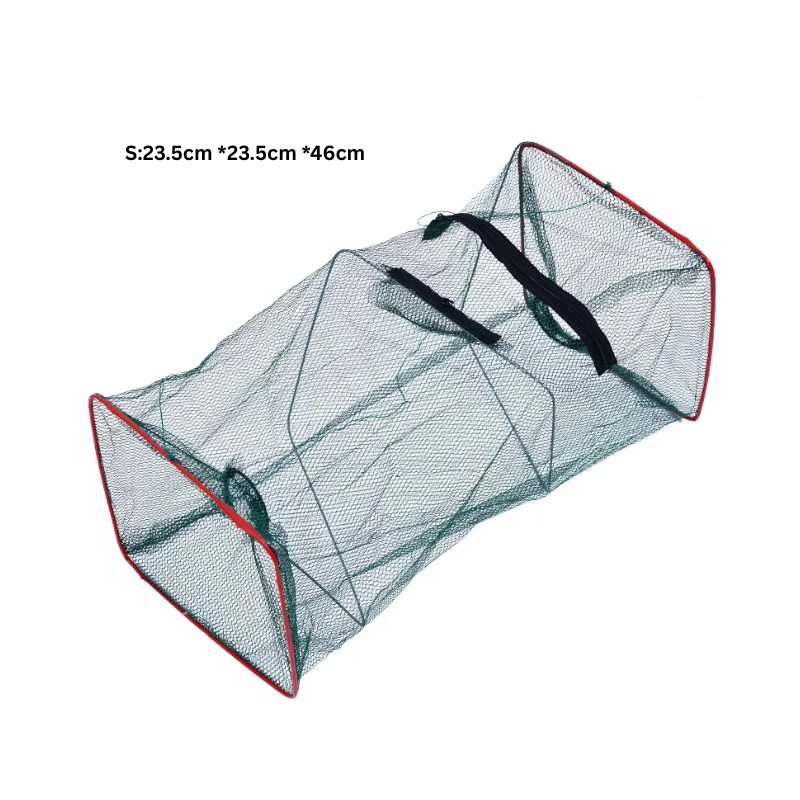 Collapsible Fish Trap for Outdoor Fishing - Portable Mesh Fish