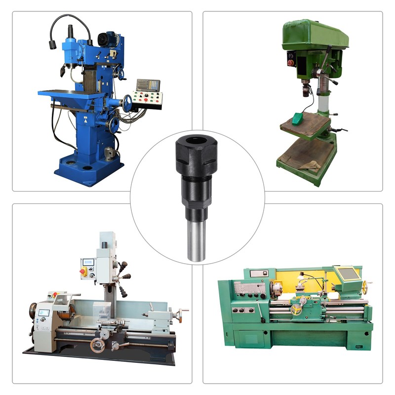 sourcing map Router Collet Extension Rod Converter Adapter 12.7mm to