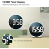 Reloj Despertador Digital LED con Alarma Dual y Brillo Ajustable
