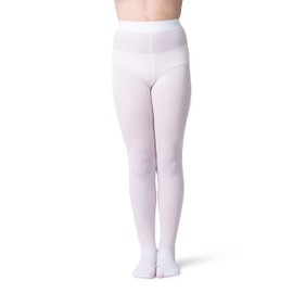 Silky Toes Girls' Opaque Microfiber Tights 1 or 2 Pairs Black White or Colored Nylon Stockings for Kids and Toddlers