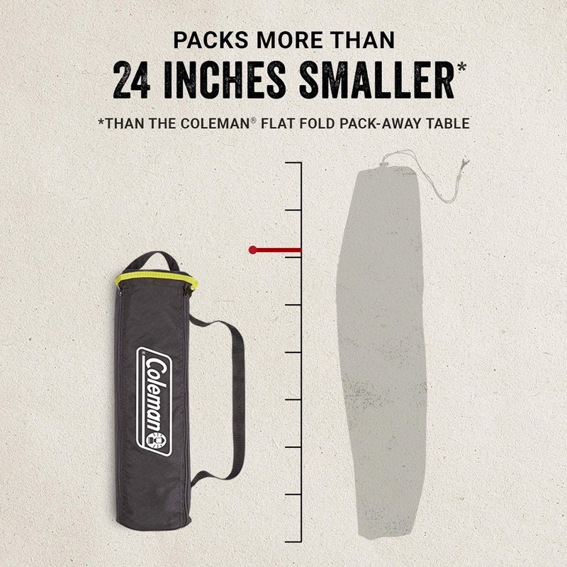 Coleman Mantis Space-Saving Outdoor Camp Furniture, Chair/Cot/Table More Storage Space