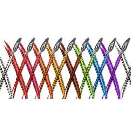 Mia Clip-n-Faux Feathers Animal Friendly Fake Feather Extensions, Looks Just Like The Real Thing, Hair Accessory for Women, Teens, Girls - Black + White Color