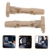 Mipcase 2pcs Durable Car Seat Headrest Guide Inserts Adjustable Plastic