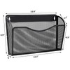 EASEPRES 3 Single Pocket Mesh Hanging File Organizer, Vertical Wall