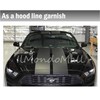 Ilmondomall Matte Black Step Bumper Protective Racing Stripe Tape Wrapping