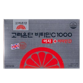 Goryeo Eundan Korea Eundan Vitamin C1000 Easy + Vitamin D 600mg x 180 capsules x 3 JJ Mall / 고려은단비타민C1000 이지 + 비타민D 600mg x 180캡슐 x 3개 JJ몰