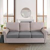 H.VERSAILTEX Individual Seat Covers Stretch Couch Covers for 3 Cushion