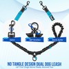 SlowTon Double Dog Lead for Walking 2 dogs No Tangle