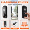 VEVOR Mechanical Keyless Entry Door Lock, 14 Digit Keypad, Outdoor