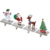 Set of 4 Christmas Stocking Holder for Mantel-Christmas Stocking Hanger