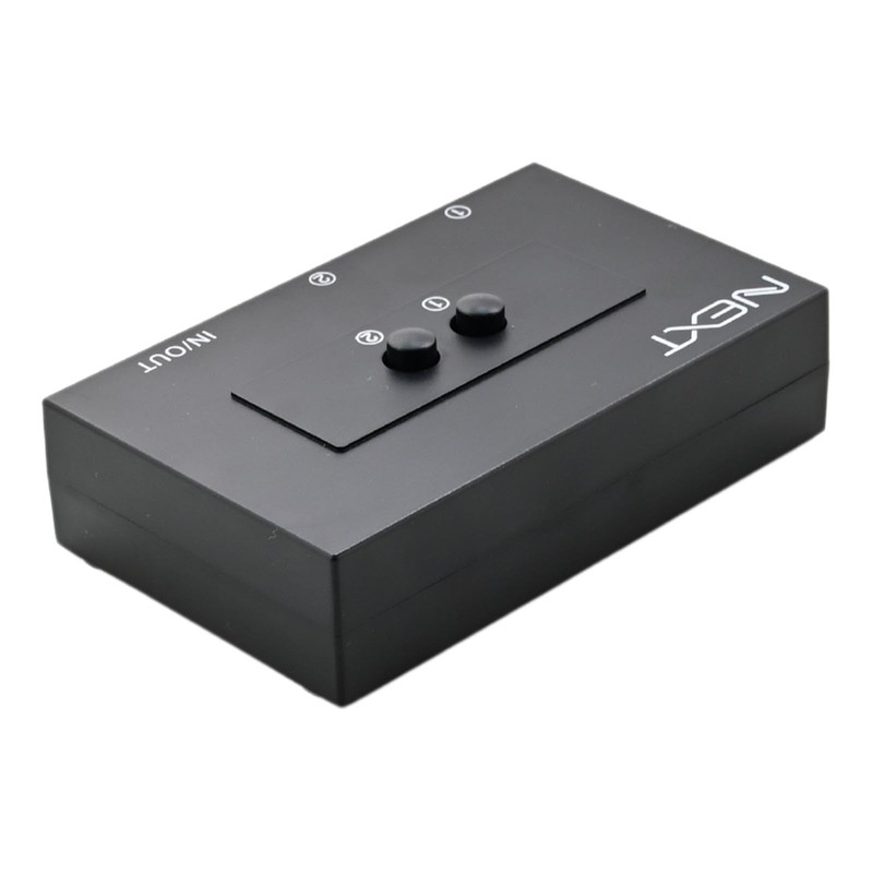 GENETIVE RJ12/RJ11 Telephone Line Selector Switch | In/Out Compatible, One-Touch