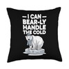 Winter Animal Humor Polar Bear Arctic Cold Weather Comedy Throw