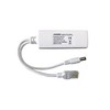 Gigabit PoE Splitter Converter, 12V DC Output, IEEE 802.3af/at Compliant,